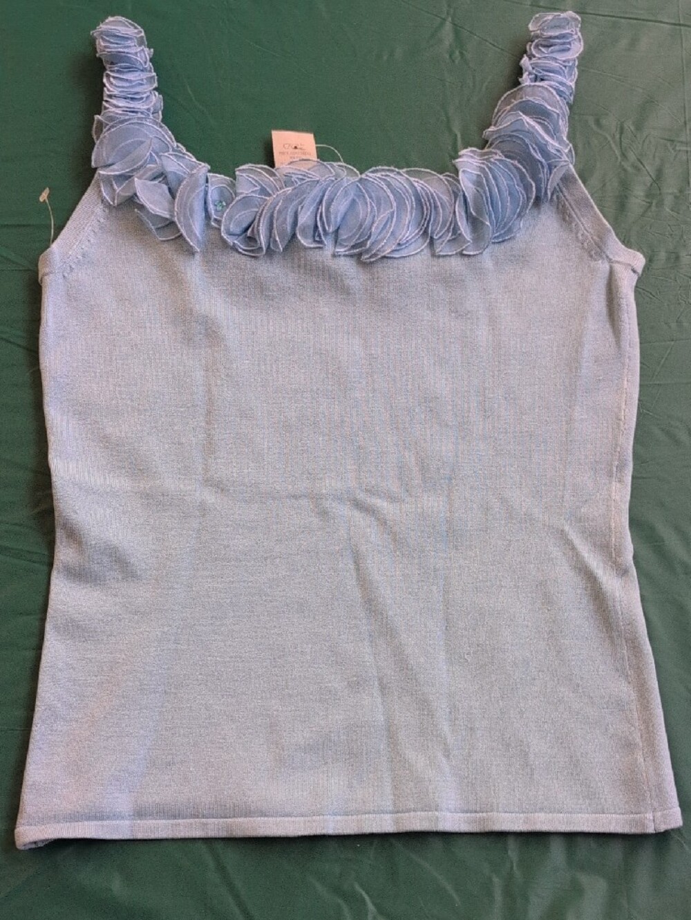 Cache Light Blue Ruffle-Trim Camisole - Picture 5 of 6